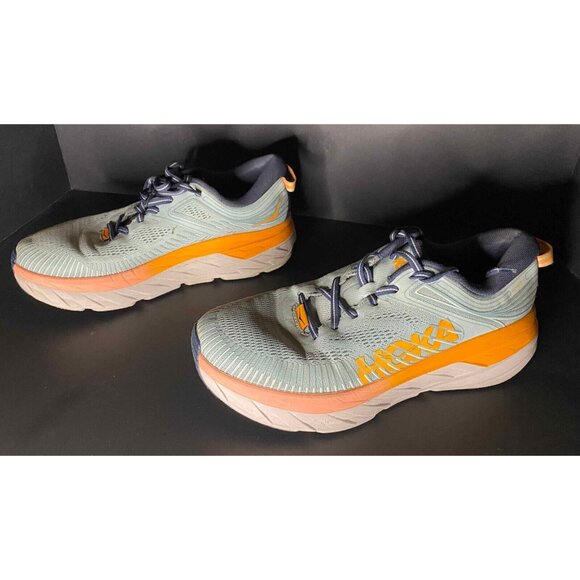 Hoka One One Shoes Womens 9.5 Haze Bondi 7 Running Lightweight Sneaker - Picture 4 of 8